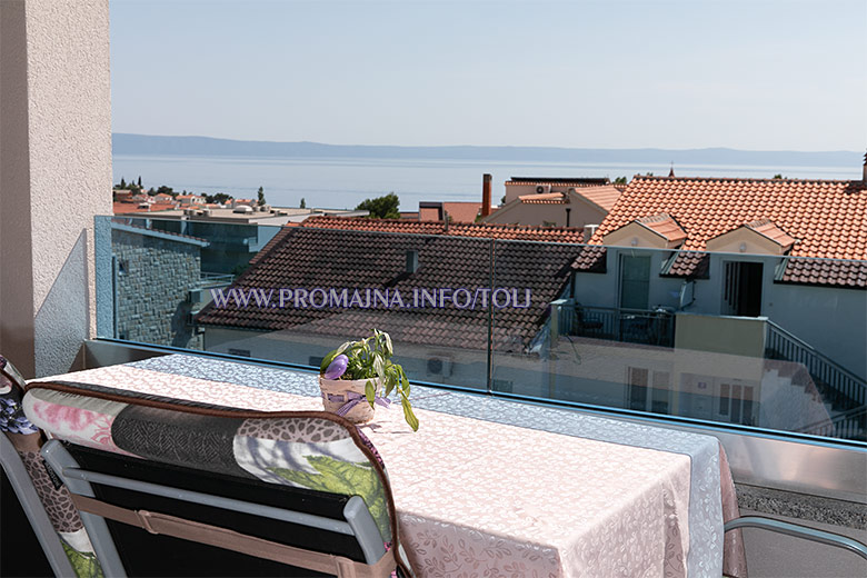 apartments Tolj, Promajna - veranda